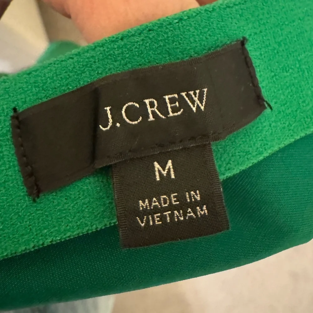 J. Crew Emerald Green Mini Skirt